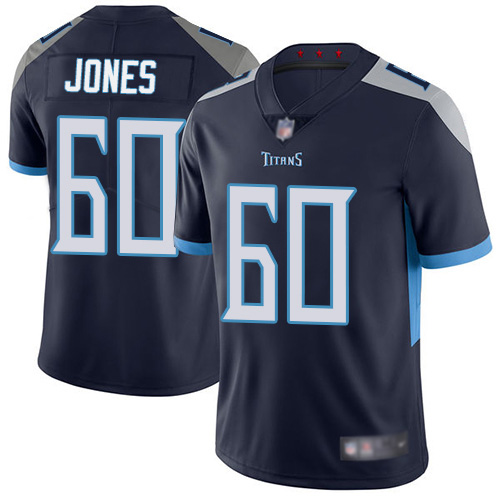 Tennessee Titans Limited Navy Blue Men Ben Jones Home Jersey NFL Football #60 Vapor Untouchable->tennessee titans->NFL Jersey